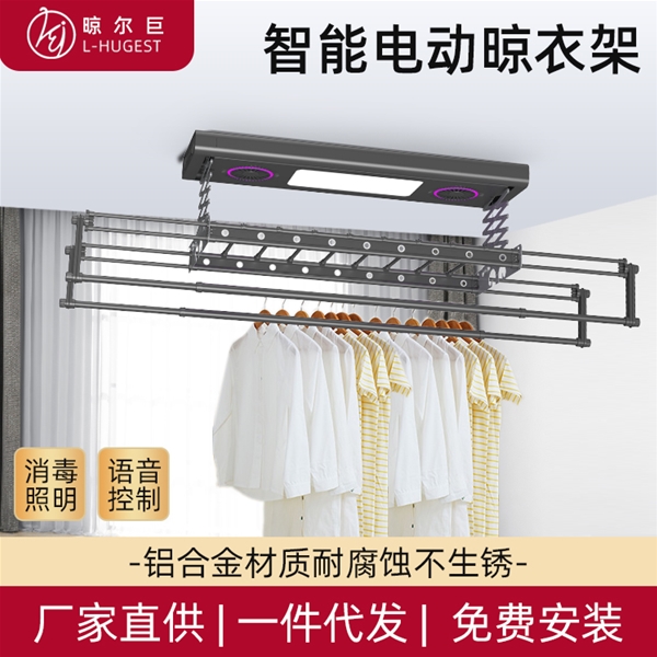 智能电动晾衣架DHLYG008黑